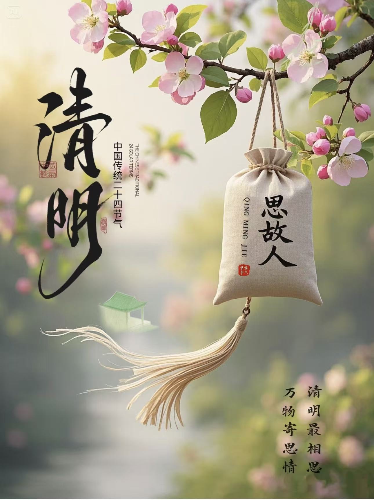 清明寄哀思，山河念故人